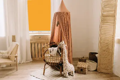 Rollo für Fenster in der Farbe Dunkelorange