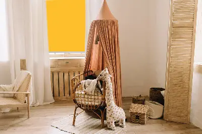 Fensterrollo in der Farbe Orange