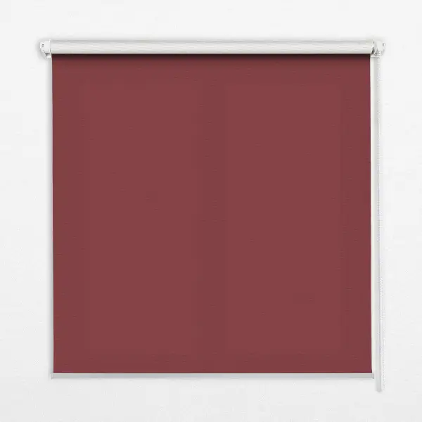 Fensterrollo für den Innenbereich in der Farbe Rotwein