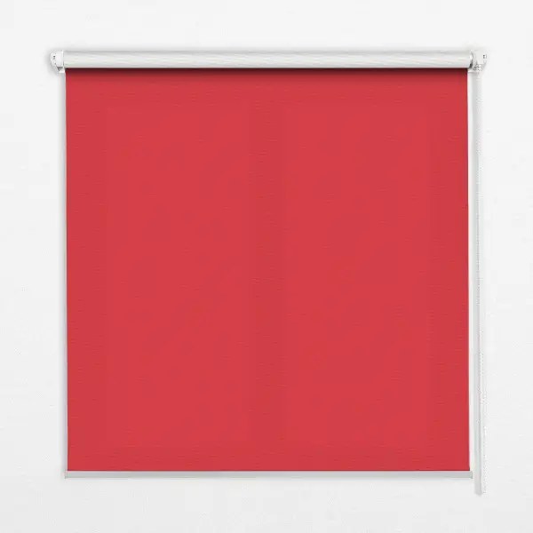 Fensterrollo für den Innenbereich in der Farbe Rot