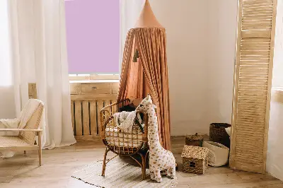 Fensterrollo für den Innenbereich in der Farbe Rosa