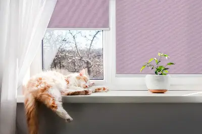 Fensterrollo für den Innenbereich in der Farbe Rosa