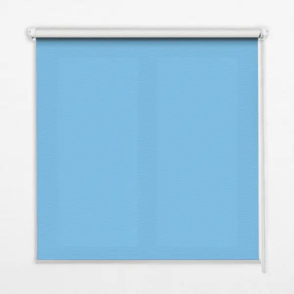 Fensterrollo für innen in der Farbe Blau