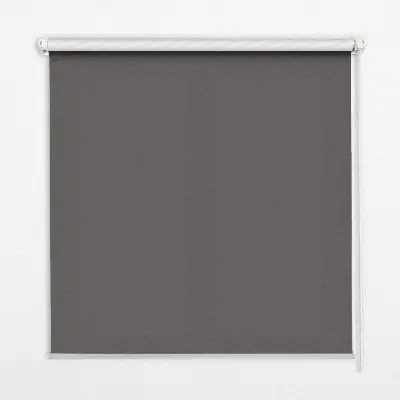 Fensterrollo in der Farbe Grau