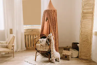 Rollo für Fenster in der Farbe Beige