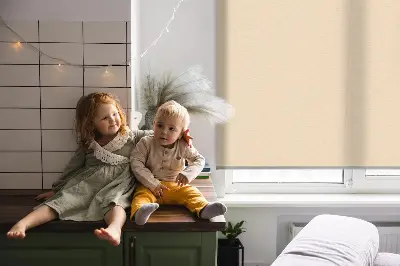 Fensterrollo in der Farbe Beige
