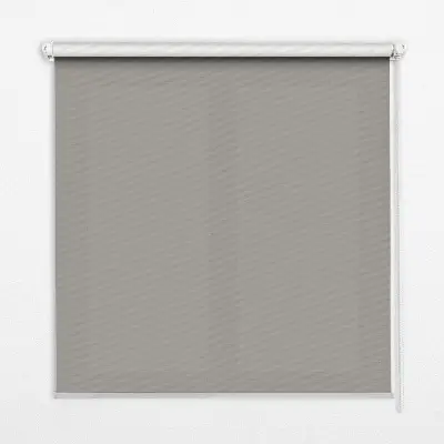 Fensterrollo in der Farbe Grau