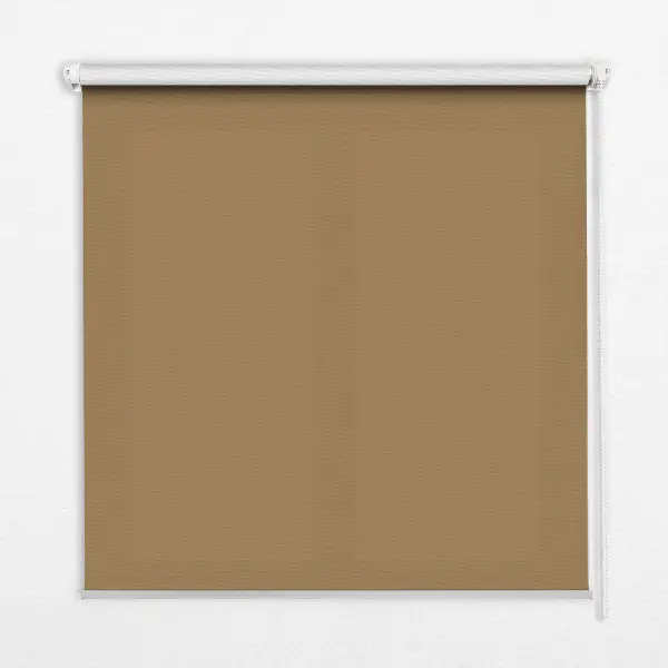 Fensterrollo innen in der Farbe Braun