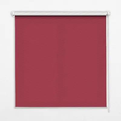 Fensterrollo für den Innenbereich in der Farbe Rotwein