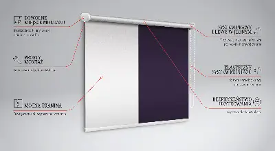 Fensterrollo in der farbe schwarz