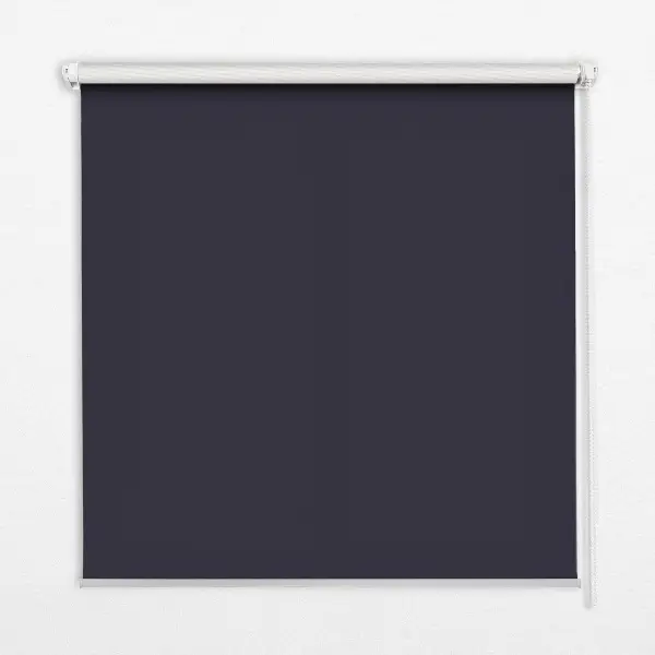 Fensterrollo für innen in der Farbe Schwarz