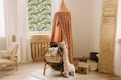 Rollo mit Blütenblättermuster
