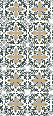 Rollo mit marokkanischem Fliesendesign