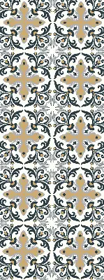Rollo mit marokkanischem Fliesendesign