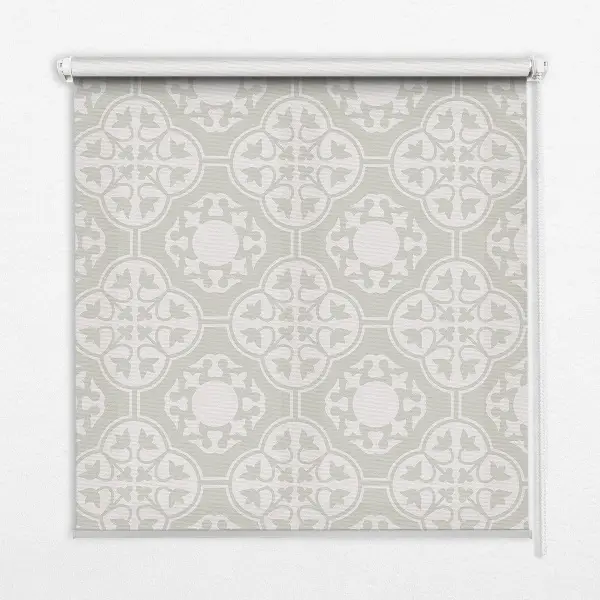 Fensterrollo mit Motiv marokkanischer Fliesen