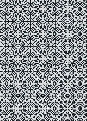 Rollo Fenster mit portugiesischem Fliesendesign