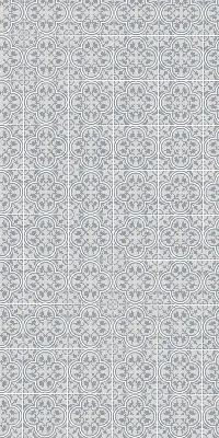 Fensterrollo mit portugiesischem Fliesendesign für den Innenbereich