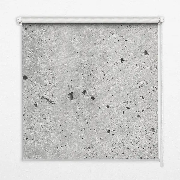 Fensterrollo in der Farbe Granit