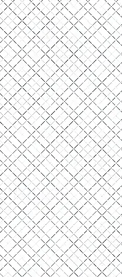 Fensterrollo mit Rautenmuster