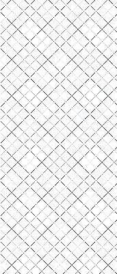 Fensterrollo mit Rautenmuster