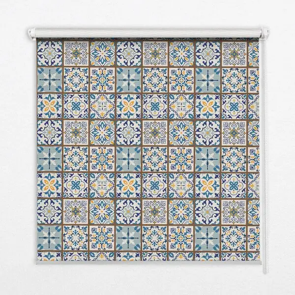 Fensterrollo für den Innenbereich im Mandala Design
