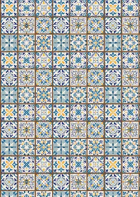Fensterrollo für den Innenbereich im Mandala Design