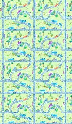 Fensterrollo mit Straßenmotiv