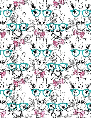 Fensterrollo mit Motiv einer Giraffe mit Brille