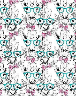 Fensterrollo mit Motiv einer Giraffe mit Brille