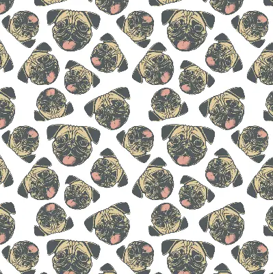 Fensterrollo für den Innenbereich mit Bulldogs Motiv