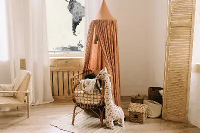 Fensterrollo in der Ausführung Schwarze Kontinente