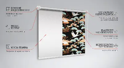 Fensterrollo für den Innenbereich von Flugreiher