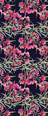 Fensterrollo mit dem Motiv einer exotischen Blume