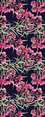 Fensterrollo mit dem Motiv einer exotischen Blume