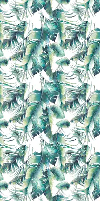 Fensterrollo mit Blättermotiv