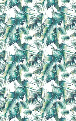 Fensterrollo mit Blättermotiv