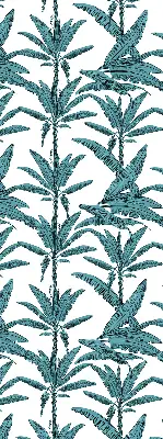 Rollo mit Palmenblätter-Design