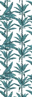 Rollo mit Palmenblätter-Design