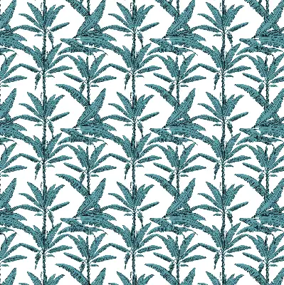 Rollo mit Palmenblätter-Design