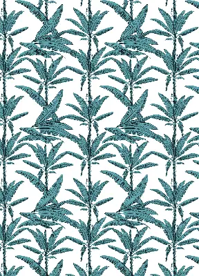 Rollo mit Palmenblätter-Design