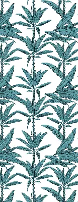 Rollo mit Palmenblätter-Design