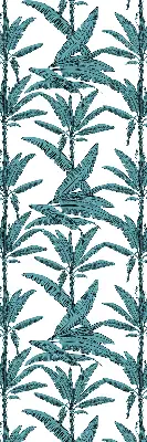 Rollo mit Palmenblätter-Design