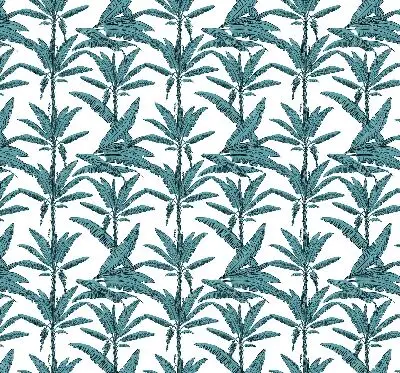 Rollo mit Palmenblätter-Design