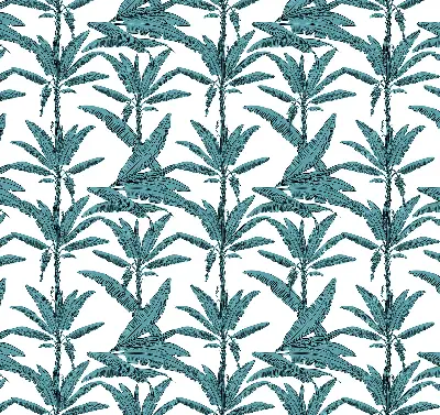 Rollo mit Palmenblätter-Design
