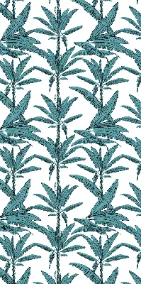 Rollo mit Palmenblätter-Design