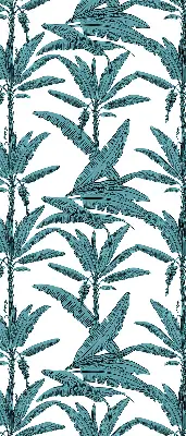 Rollo mit Palmenblätter-Design