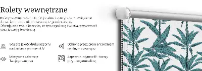 Rollo mit Palmenblätter-Design
