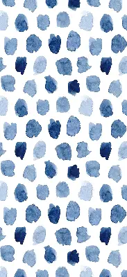 Rollo in blauer Farbe