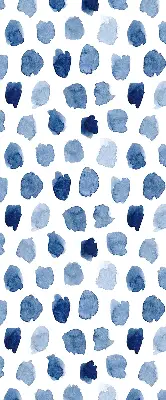Rollo in blauer Farbe