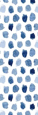 Rollo in blauer Farbe